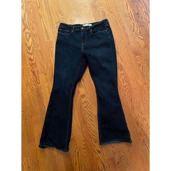 Levi Strauss Women's Size 16 Blue Bootcut Mid Rise Stretch Jeans - Picture 1 of 9